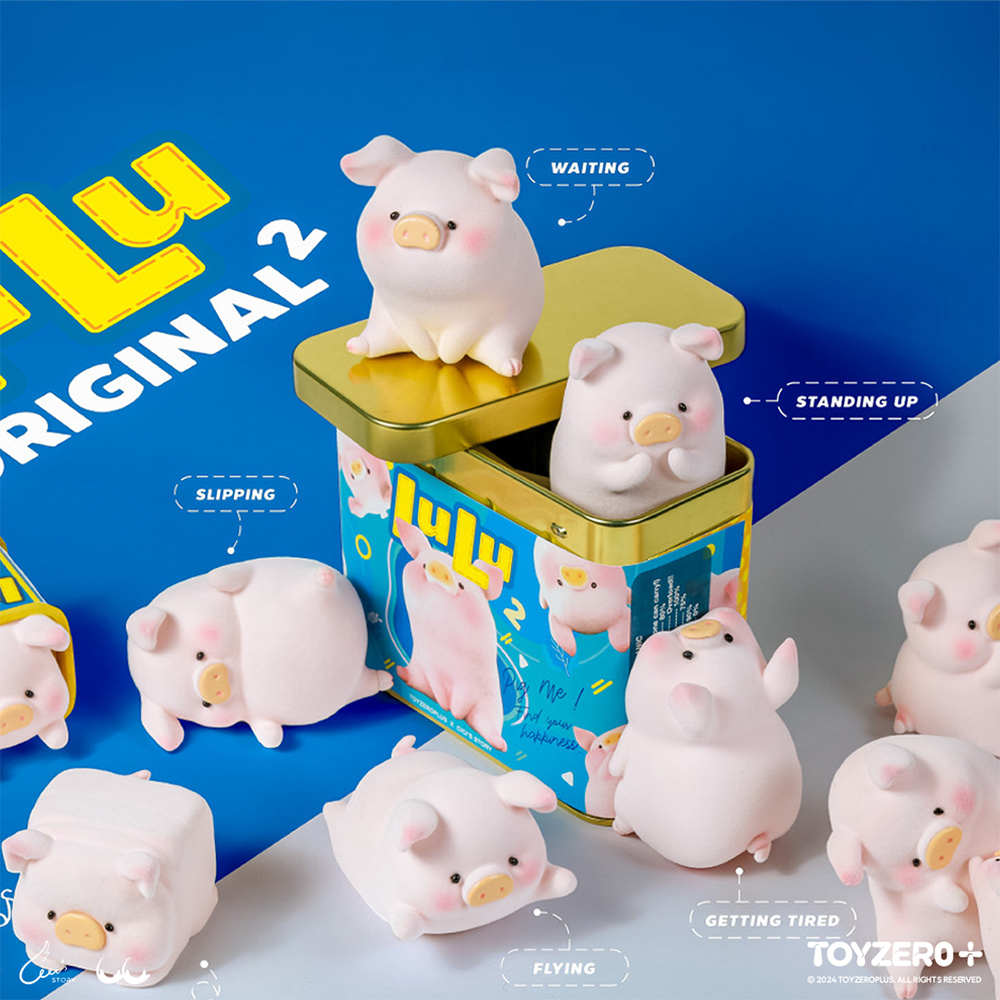 [플레이인더박스] 루루 더 피기 오리지널 2번째 통조림 블라인드박스 랜덤피규어 3개세트