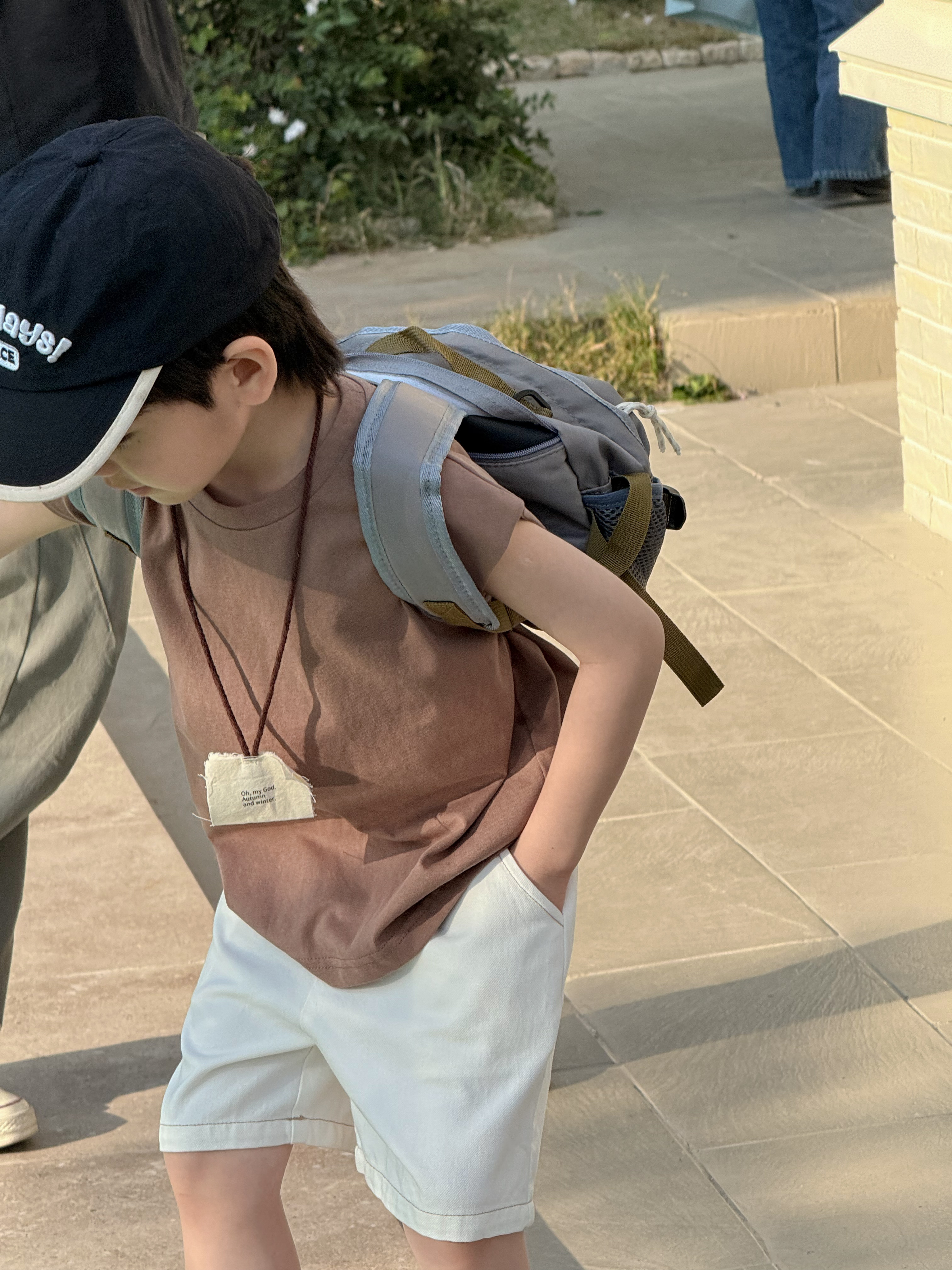 Irene's Closet 컬러블럭 다용도 미니 레저백 세컨드백 유아 주니어 사계절