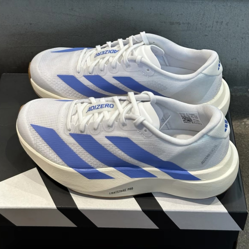 아디다스 아디제로 에보 EVO SL 클라우드 화이트 블루 퓨전 우먼스 JS4454