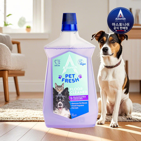 아스토니쉬 강아지 고양이 펫프레쉬 1000ml 바닥 마루 대소변 냄새 얼룩 세정제 탈취