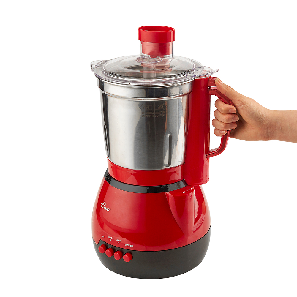 한일 대형 믹서기 대용량 믹서기 초고속 블렌더 스텐 콩국수 레드