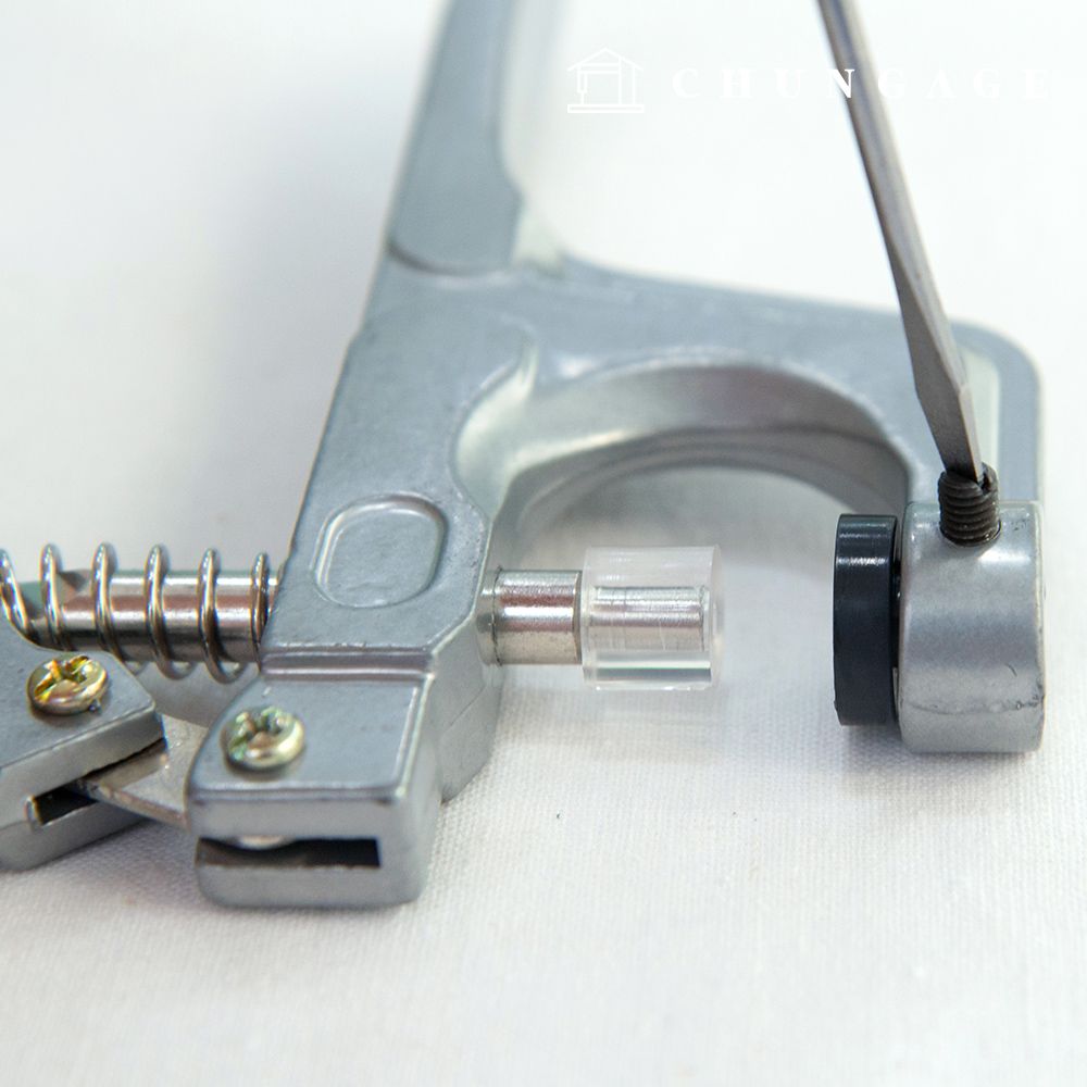 똑딱이 단추 플라스틱 티 스냅 단추 달기 옷만들기 펀칭기