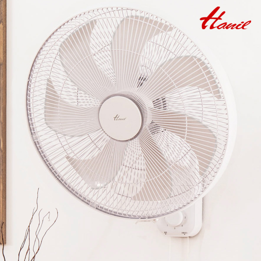 한일 벽걸이선풍기 기계식 업소용 저소음 무소음 벽 선풍기 677
