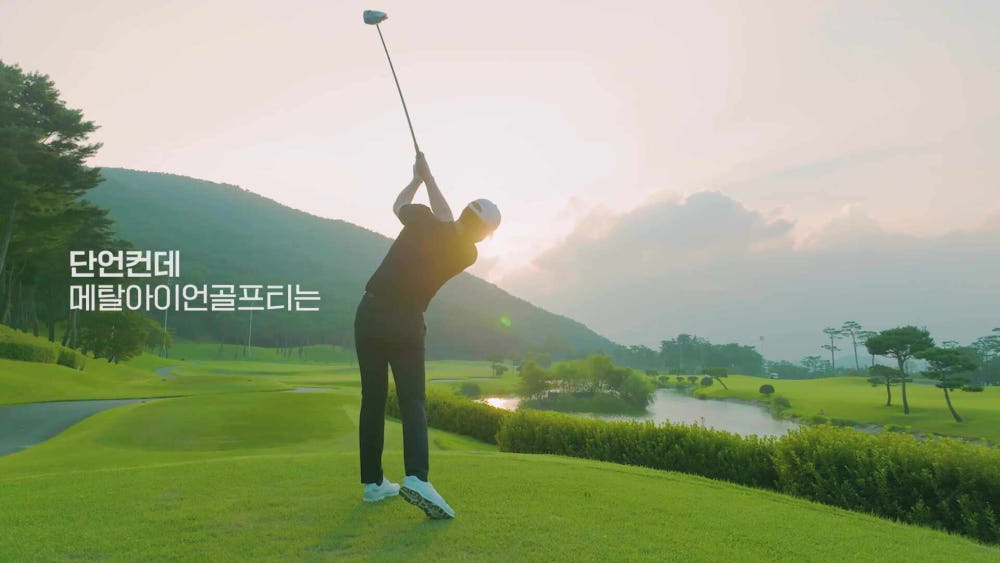 메탈 아이언 골프티