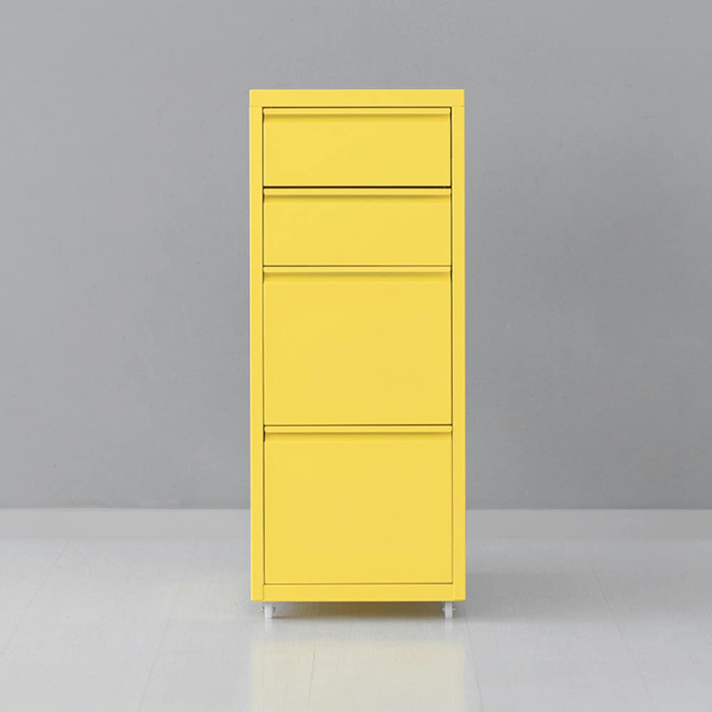 도미닉 서랍장 2.2단 280x410x685mm, 4단, 옐로우 0777.6249 - 메인 이미지