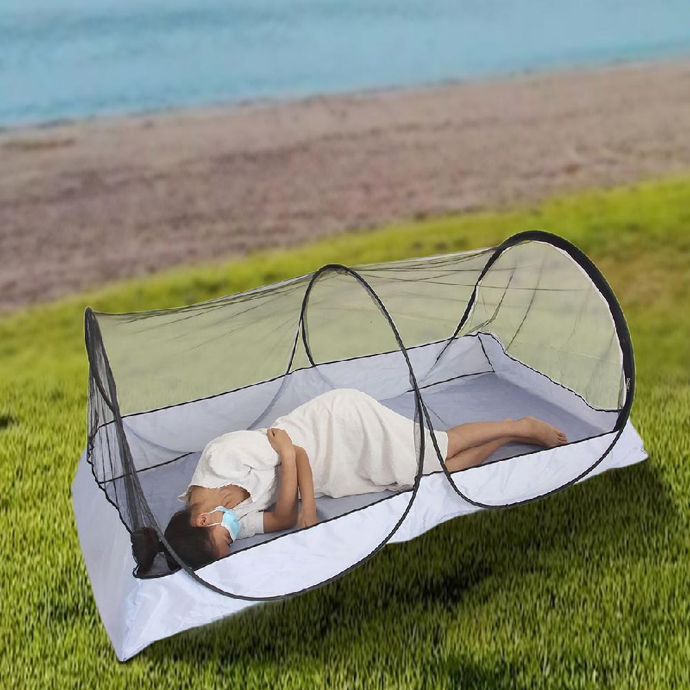차박 캠핑 1인용 모기장 접이식 야외 싱글 모기방충망 - 상세 이미지 3
