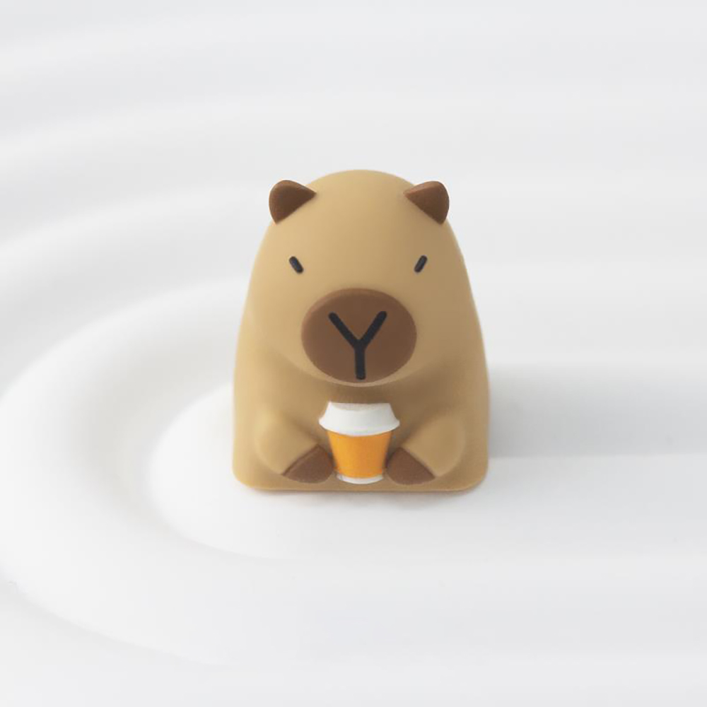 아티산 포인트키캡 귀여운 ESC 동물 카피바라 기계식키보드 커스텀키캡 커피바라