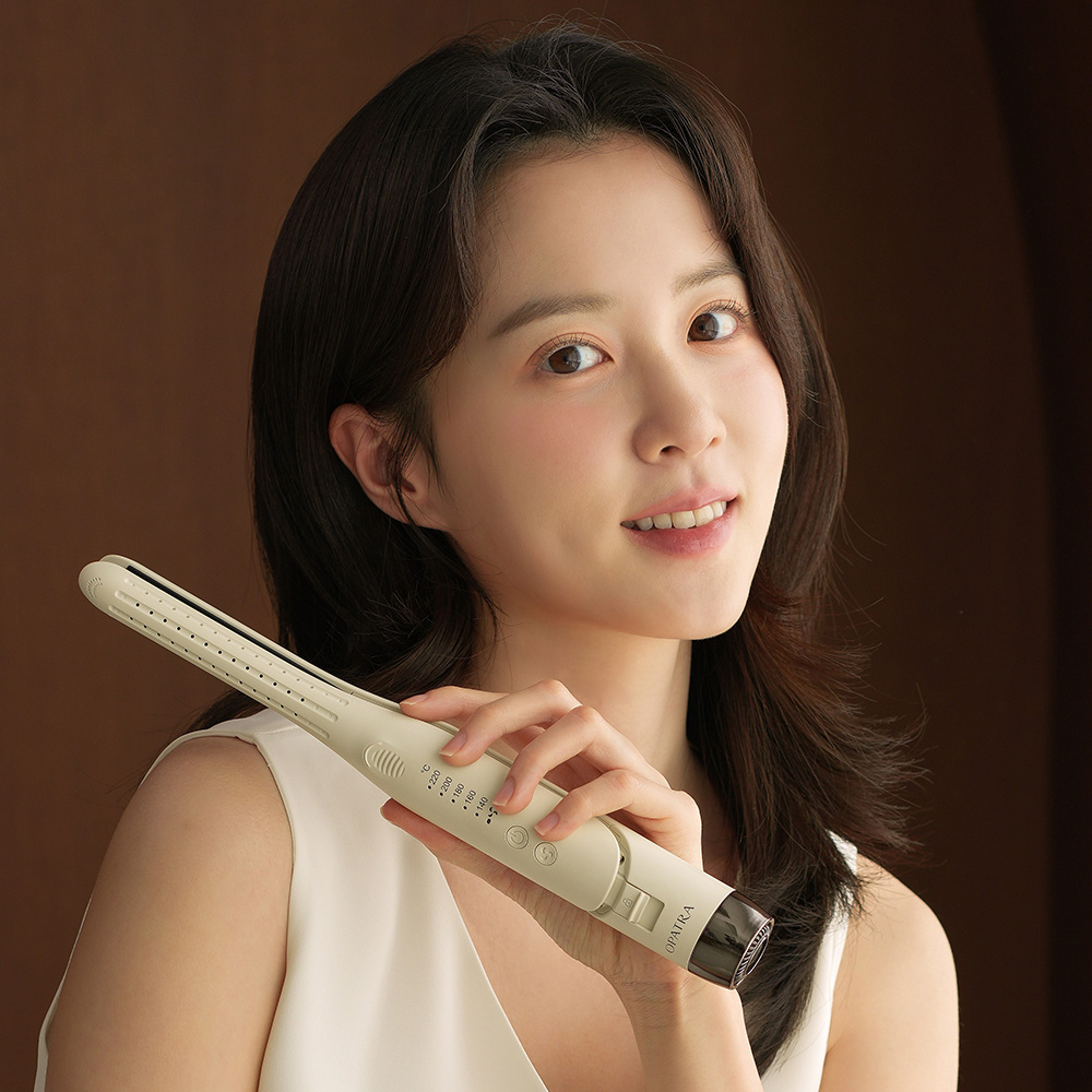 바람 나오는 오파트라 뿌리볼륨 고데기 앞머리 전문가용 미용실 남자 매직기 봉 판 프리볼트