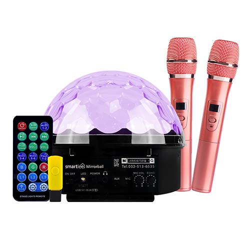 마이바 블루투스 무선 마이크 스피커 휴대용 미니 듀얼 노래방 블루투스마이크 - 상세 이미지 5