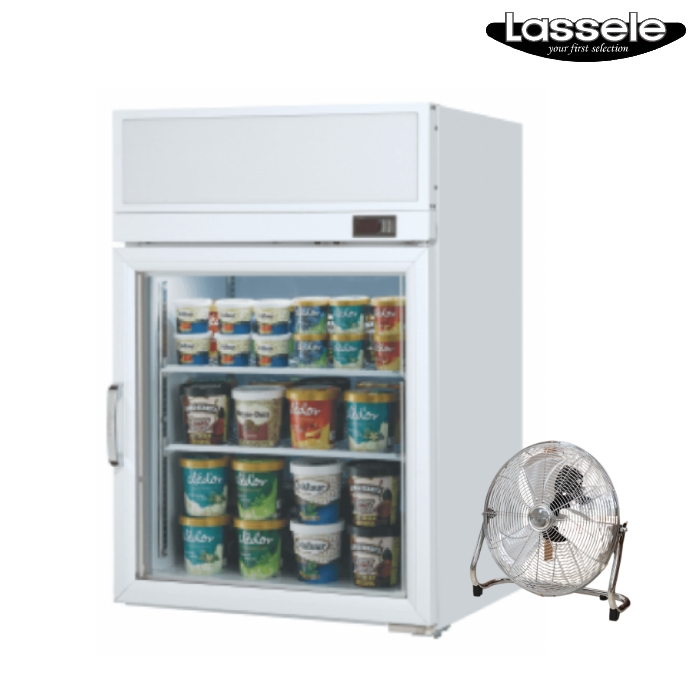 미니 냉동 쇼케이스 120L 젤라또 마카롱 유리문 냉동 진열장