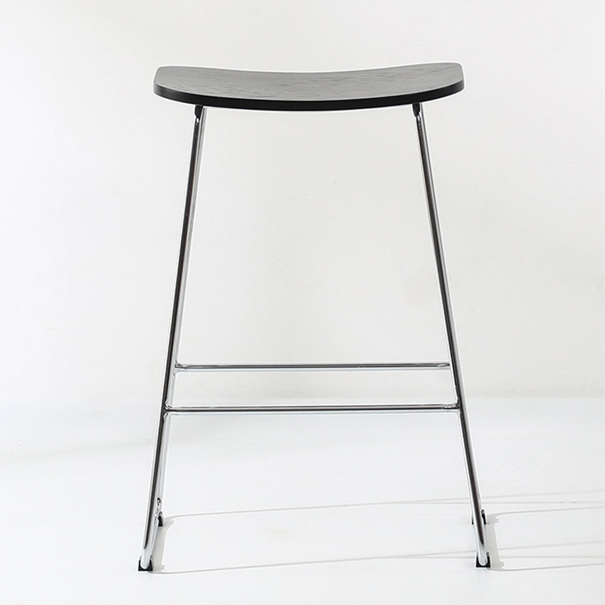 라인 미니멀 원목 화장대 쇼파 스툴 Line Minimal Stool - 상세 이미지 3