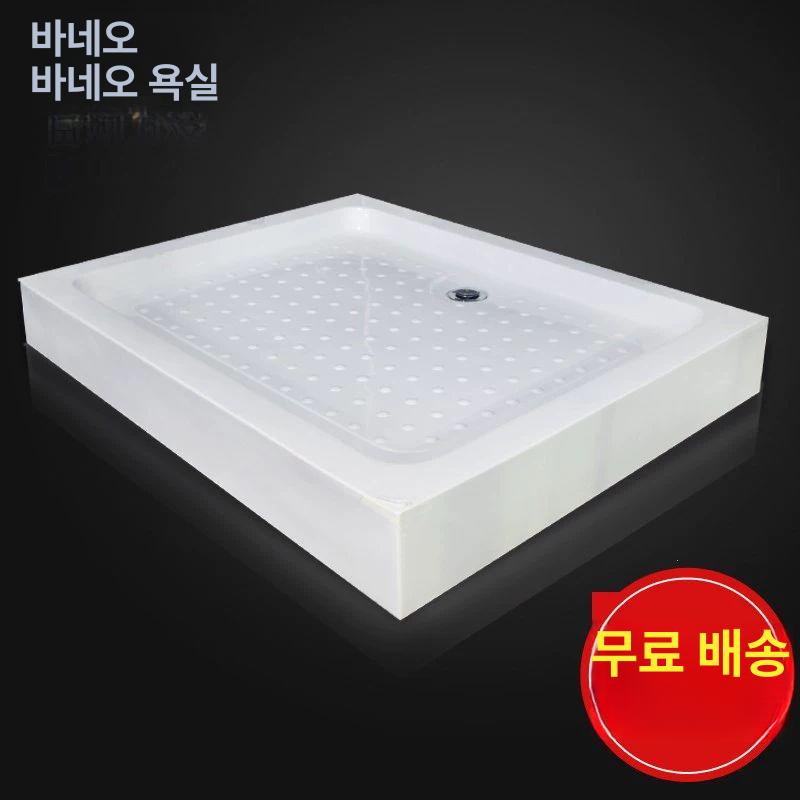 샤워부스 바닥 발판 베이스 판 요트 캠핑카 고시원 간이 정사각형 800x800x140 - 상세 이미지 2