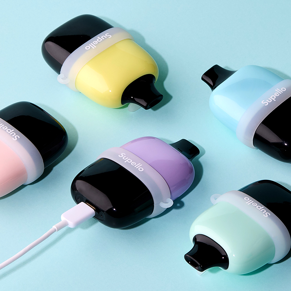 슈펠로 루멘 일회용 전자담배 전담 기기 편의점 대용량 유자블라스트 무니코틴