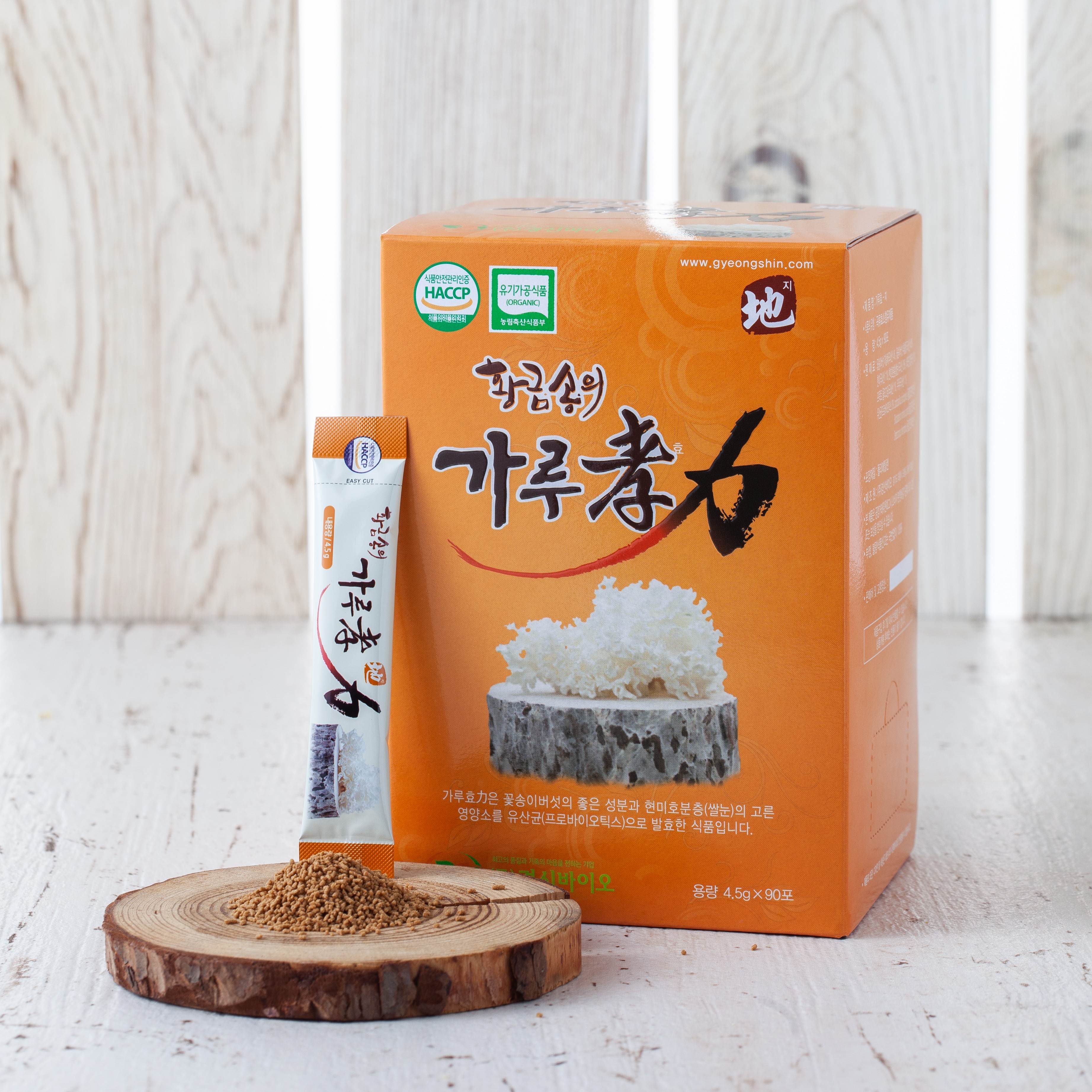 [경신바이오] 발효꽃송이버섯 효소 지 베타글루칸 현미 유기농 꽃송이버섯 90포, 1개월 - 상세 이미지 3