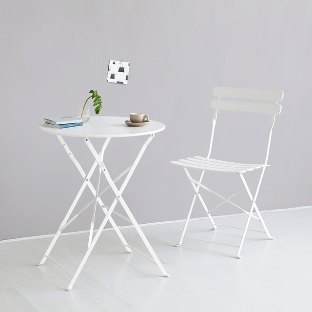 브롬슨 빈티지테이블 60 WFT040 화이트 2443.7925