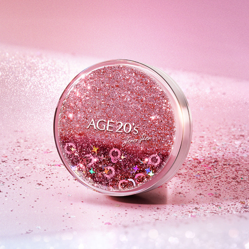 에이지투웨니스 예리코로즈 에센스 팩트 21호 샤이닝드롭스 레드 에디션 12.5g x 2 본품+리필 (SPF50+)