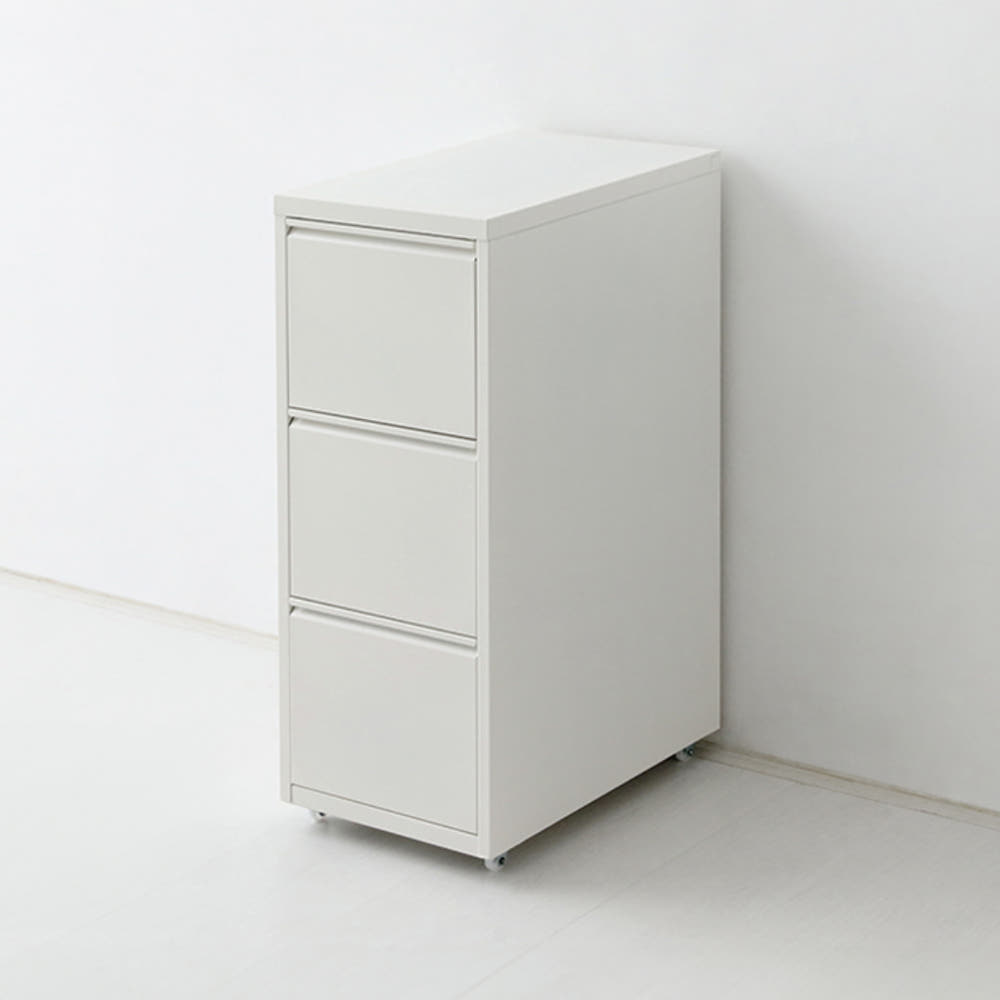 도미닉 서랍장 0.3단 280x410x685mm, 3단, 다크그레이 7866.8526 이미지 6