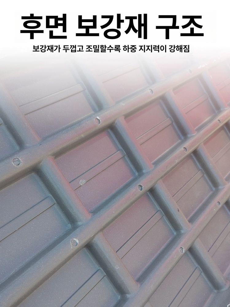 사각 맨홀 뚜껑 배수구 빗물 집수정 미끄럼방지 차도용 50030030 - 상세 이미지 2