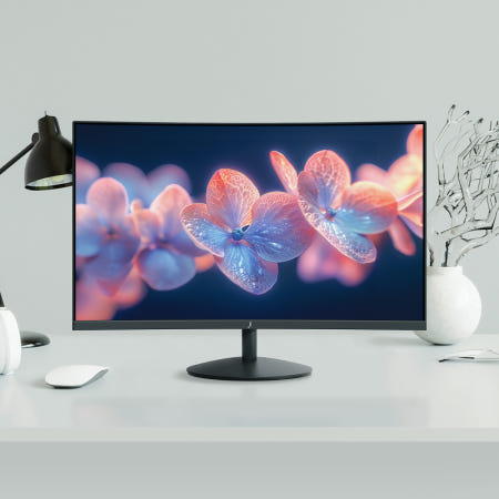 주연테크 V27FC100 FHD 100Hz 커브드 컴퓨터 모니터 68~69cm(27인치), 일반