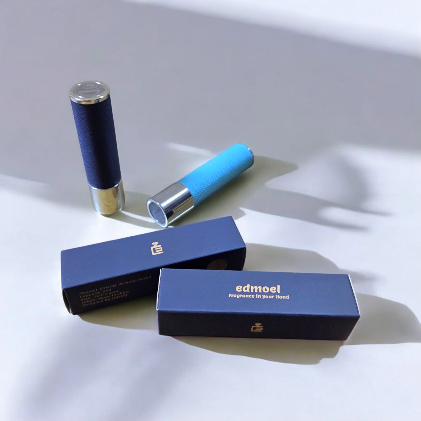 에드모엘 펌핑식 향수공병 향수 소분 용기 레더 에디션