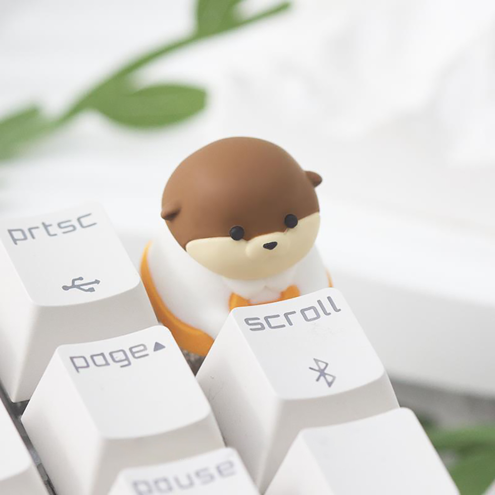 포인트키캡 귀여운 아티산 ESC 동물 기계식키보드 커스텀키캡 수달