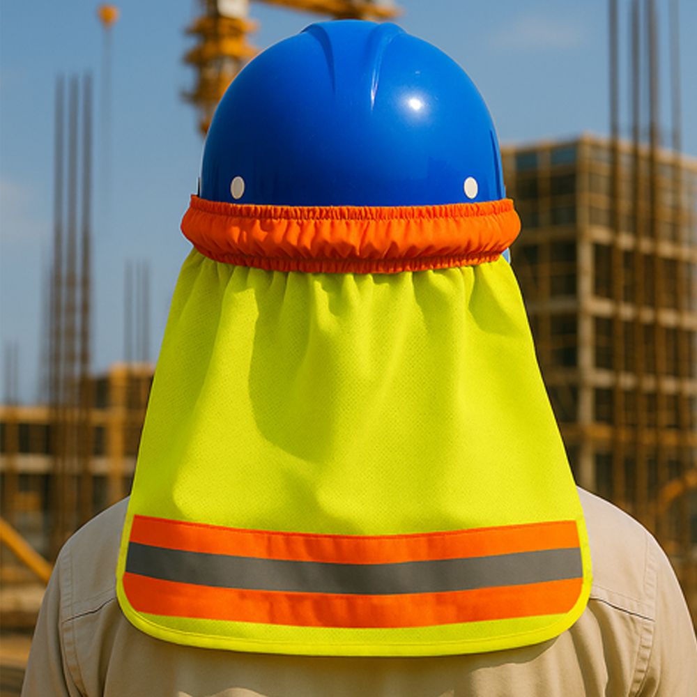 안전모 햇빛가리개 안전모 썬캡 햇빛차단 그늘막 차양막 이미지 3