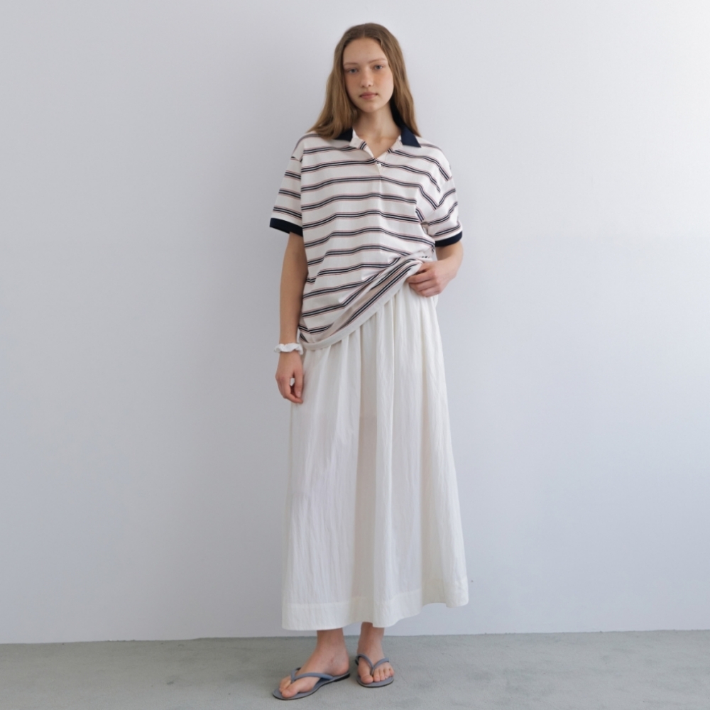 [어나우트] MAXI FULL SKIRT IVORY - 상세 이미지 5