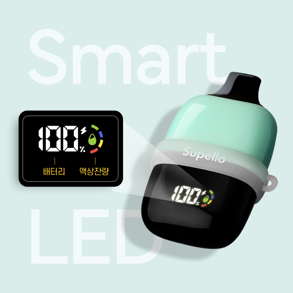 슈펠로 루멘 일회용 전자담배 전담 기기 편의점 대용량 유자블라스트 무니코틴