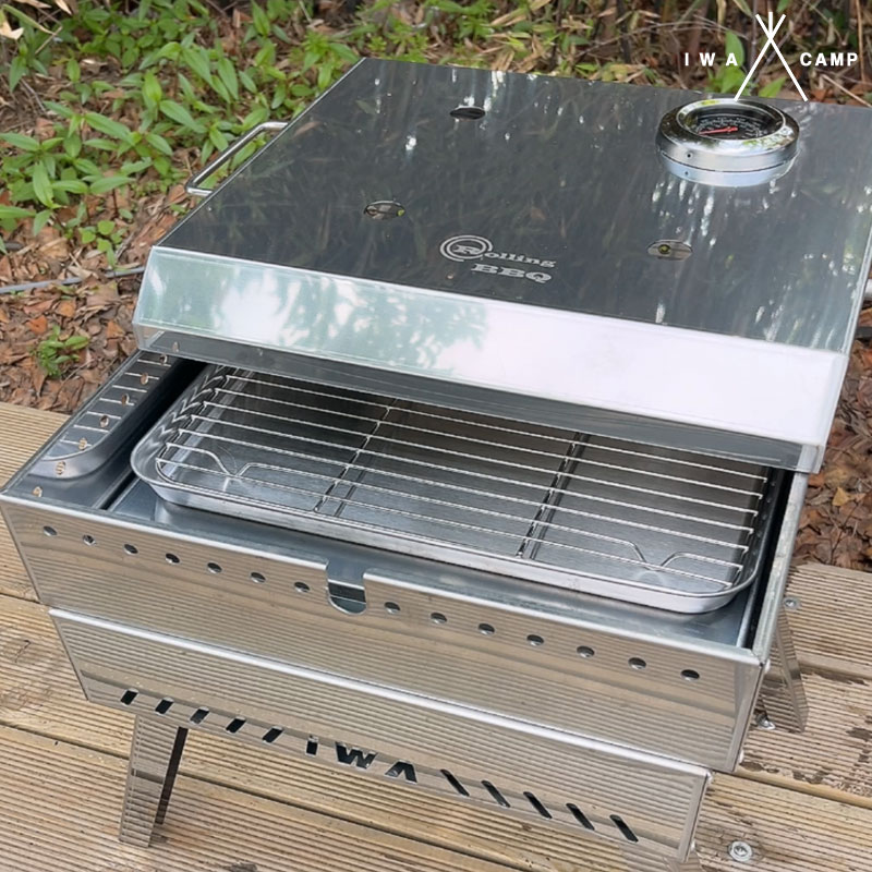 아이와캠프 캠핑 오븐 피자 화덕 화로대 숯불 바베큐 통닭 야외용 파티