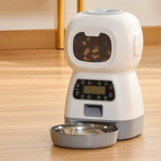 강아지밥주는기계 반려견자동급식기 무선 자동사료기