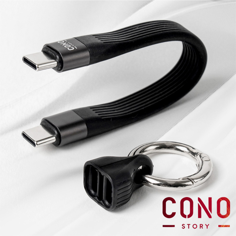 코노(CONO) 썬더볼트 240W 40Gbps C타입 테이타 전송 고리형 고속충전 케이블 - 상세 이미지 4