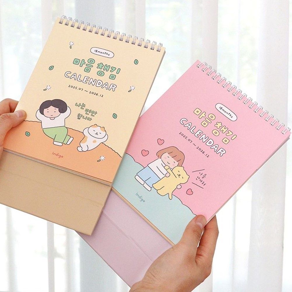 26년 미니 탁상 달력 세로형 2025년 7월부터 스케줄러 하반기달력 25년 - 상세 이미지 3
