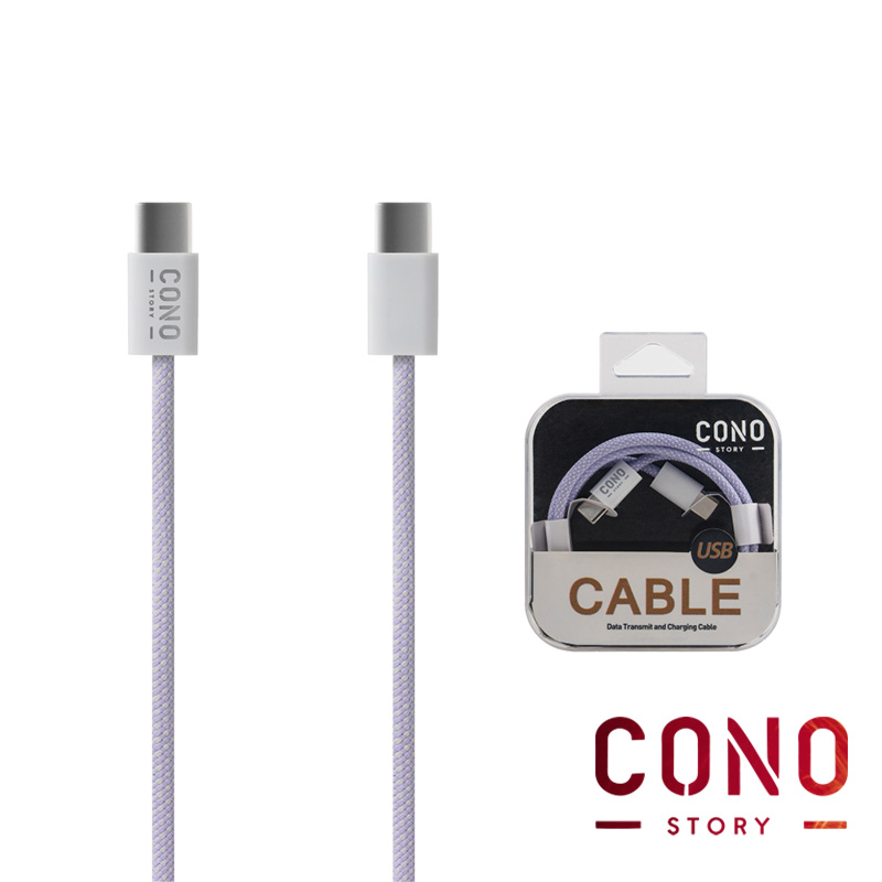 코노(CONO) 우븐 패브릭 CtoC / C to 8핀 라이트닝 1m 고속충전케이블 이미지 6