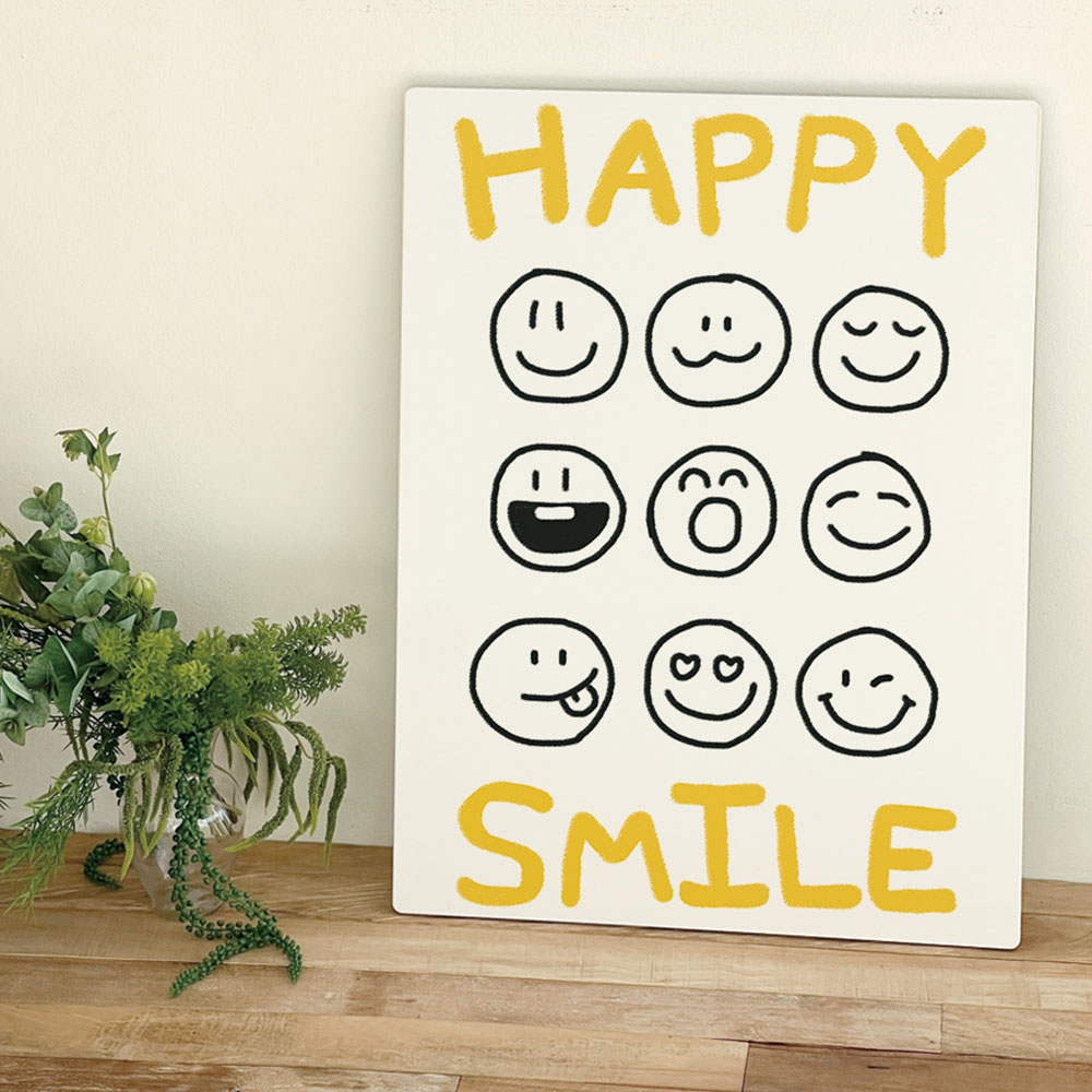 접이식 테이블 베드트레이 액자테이블 60x40 하얀파도 27cm