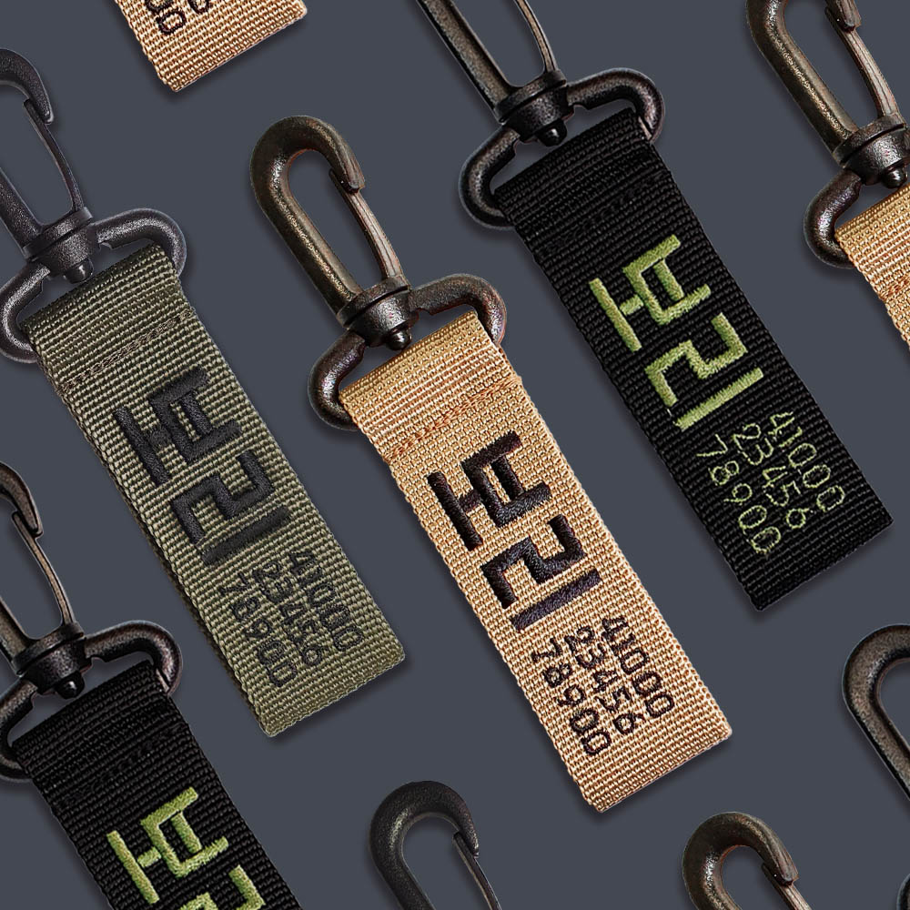 강아지 자수네임택 대형견인식표 애견이름표 대형견이름표 베이지 블랙