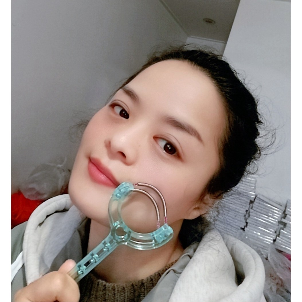 2중스프링 잔털제거기 여성면도기 제모패드 솜털 얼굴 실 - 상세 이미지 3