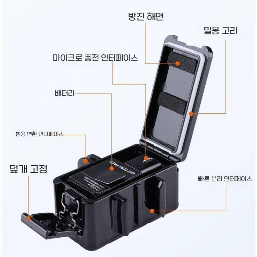인스타360 x5 수중 촬영 라이트 다이빙 사진 방수 LED 조명 보조등 - 상세 이미지 4