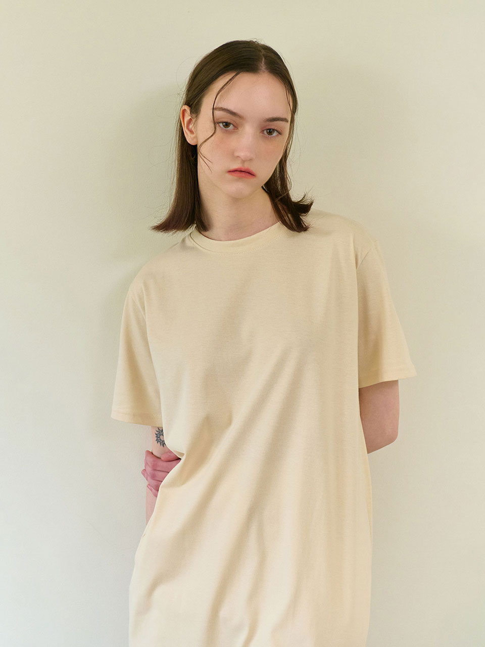 [CAMINO] 썸머 트임 원피스 크림 - 상세 이미지 2