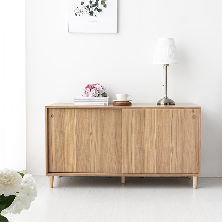 폴라보 TV거실장 12064 1200x450x640mm, 라이트브라운 9117.2539