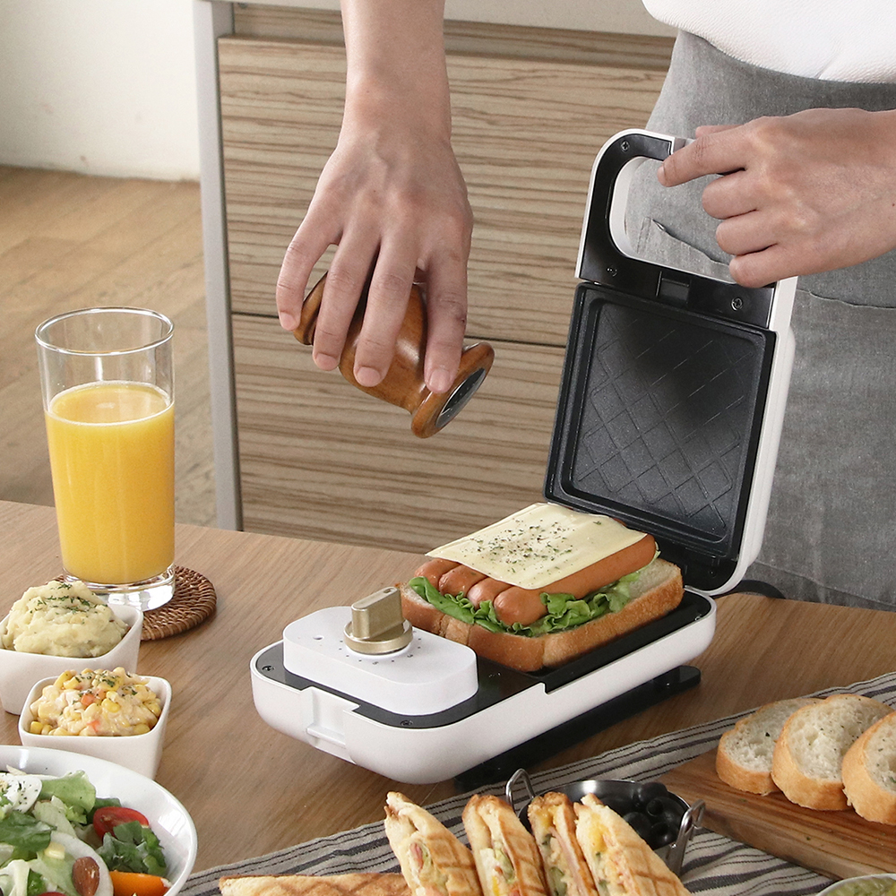 라쿠진 와플메이커 샌드위치기계 와플기 와플기기 크로플메이커 LCZ1072