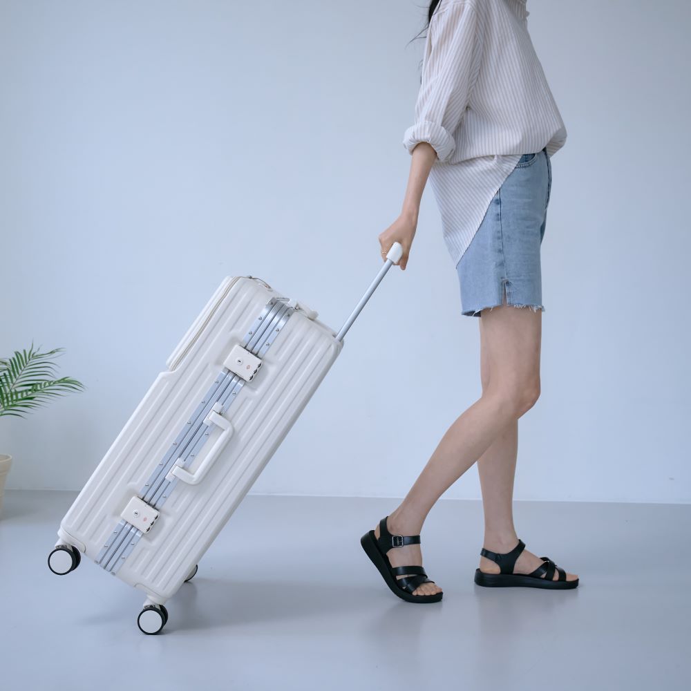 금고형 수화물캐리어 71cm 26인치 54cm 20인치 하드 유럽여행 화물 캐리어 대형 - 상세 이미지 2