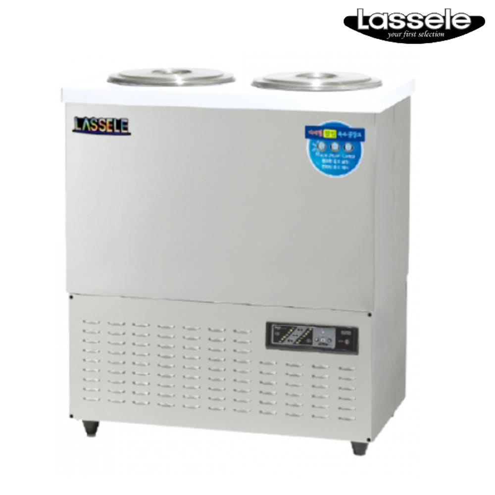 업소용 육수통 식당 2구 육수 냉장고 96L 드레인청소 세말 쌍통 : 신일N위시웨이