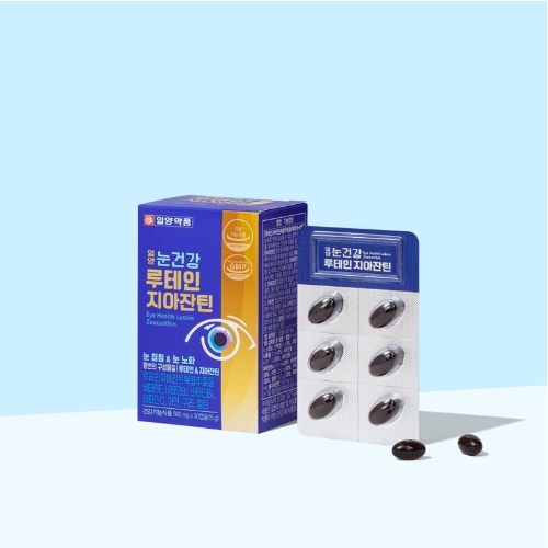 일양약품 눈건강 루테인 지아잔틴 30캡슐 3박스 눈침침 눈노화 - 상세 이미지 5