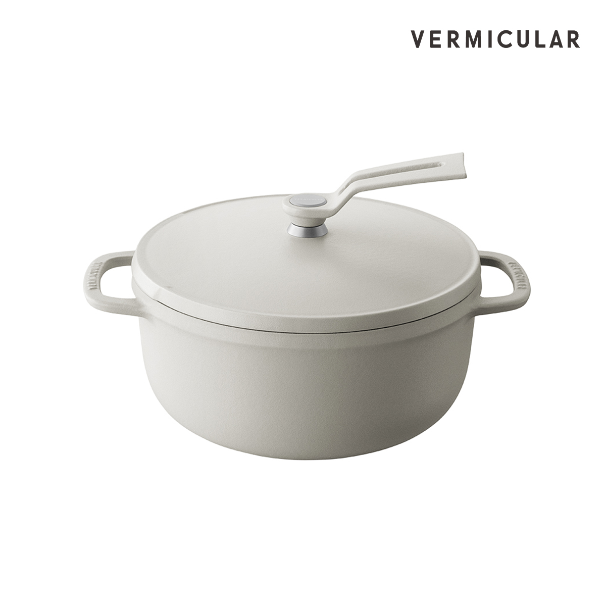 [버미큘라] 무쇠 주물냄비 오븐팟2 18cm, 베이지