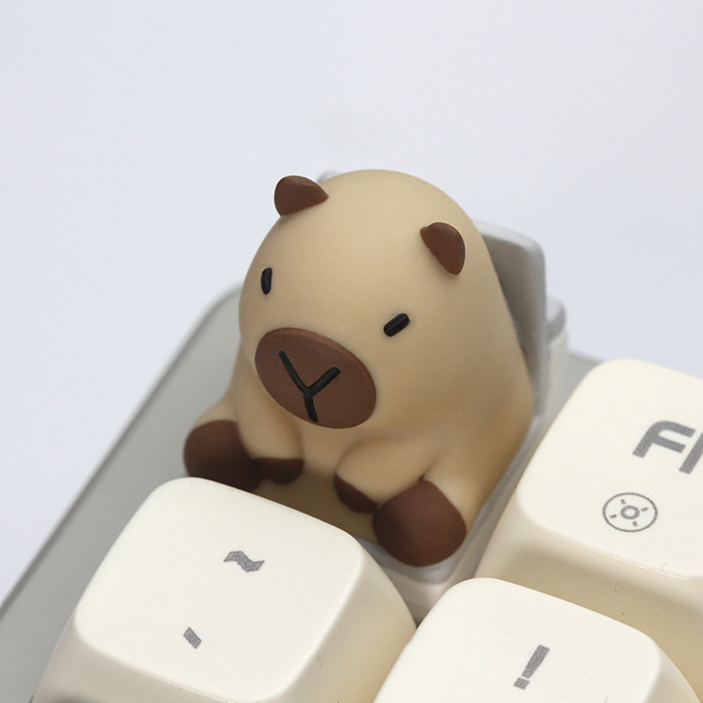 포인트키캡 귀여운 아티산 ESC 동물 카피바라 기계식키보드 커스텀키캡 변기바라