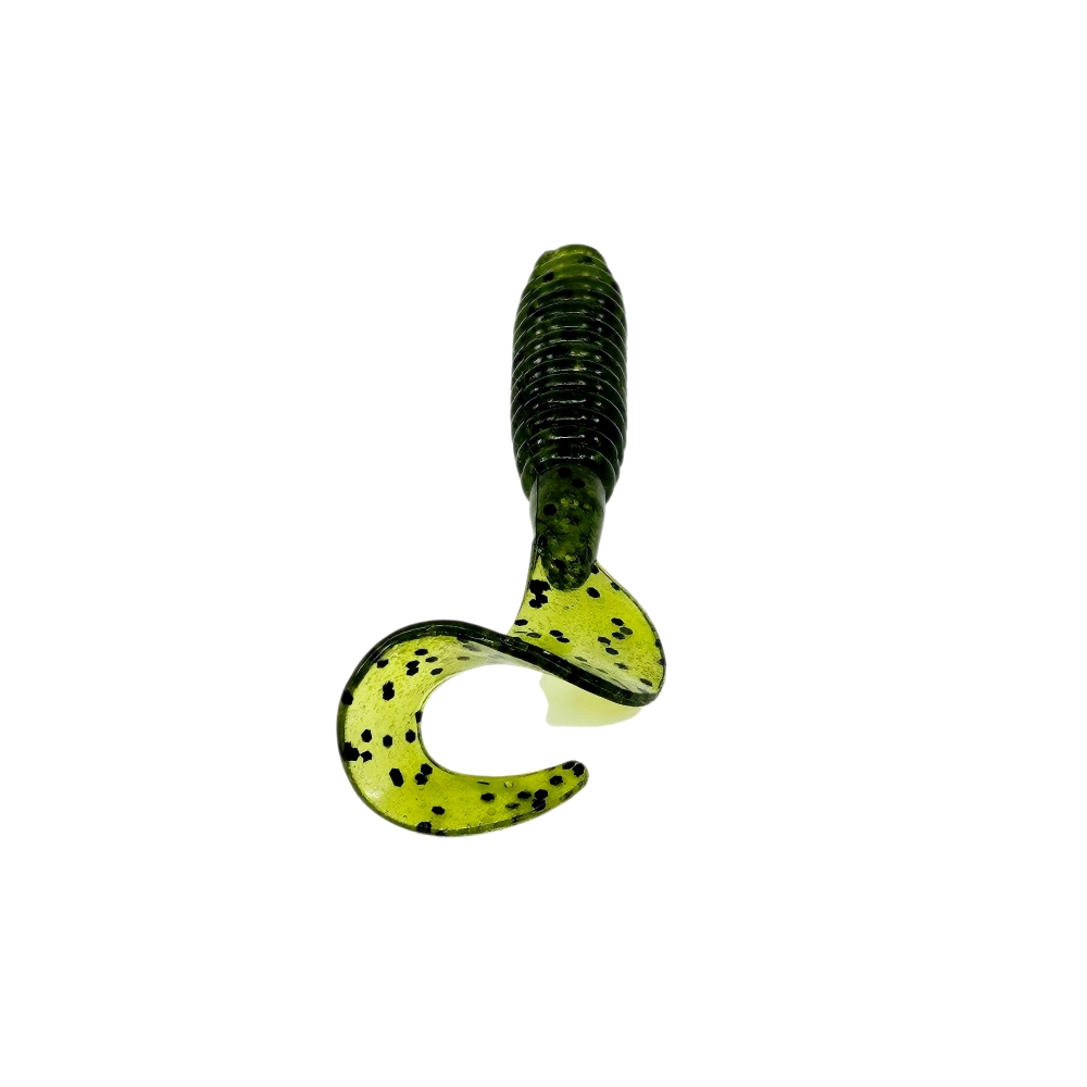 캣츠크로우 B그럽웜 쏘가리웜 광어 양태 농어 우럭 락피쉬웜 027 워터멜론, 7.6cm(3인치) - 상세 이미지 3