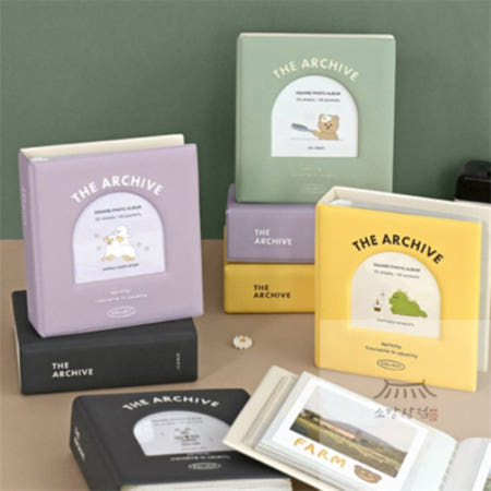 아카이브 폴라로이드 스퀘어 앨범 포토 사진첩 인스탁스 미니샷3 아이돌포토카드앨범