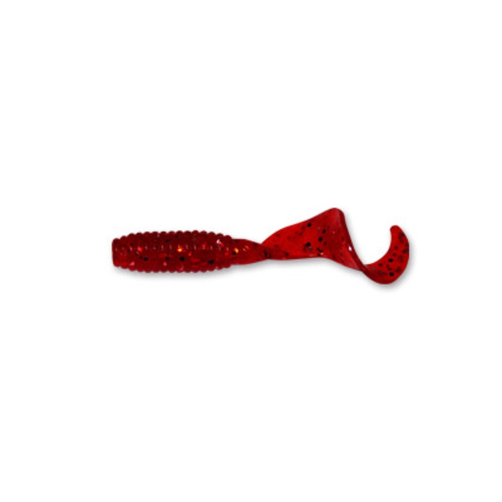 캣츠크로우 B그럽웜 쏘가리웜 광어 양태 농어 우럭 락피쉬웜 024 체리씨드 BK, 7.6cm(3인치) - 상세 이미지 4