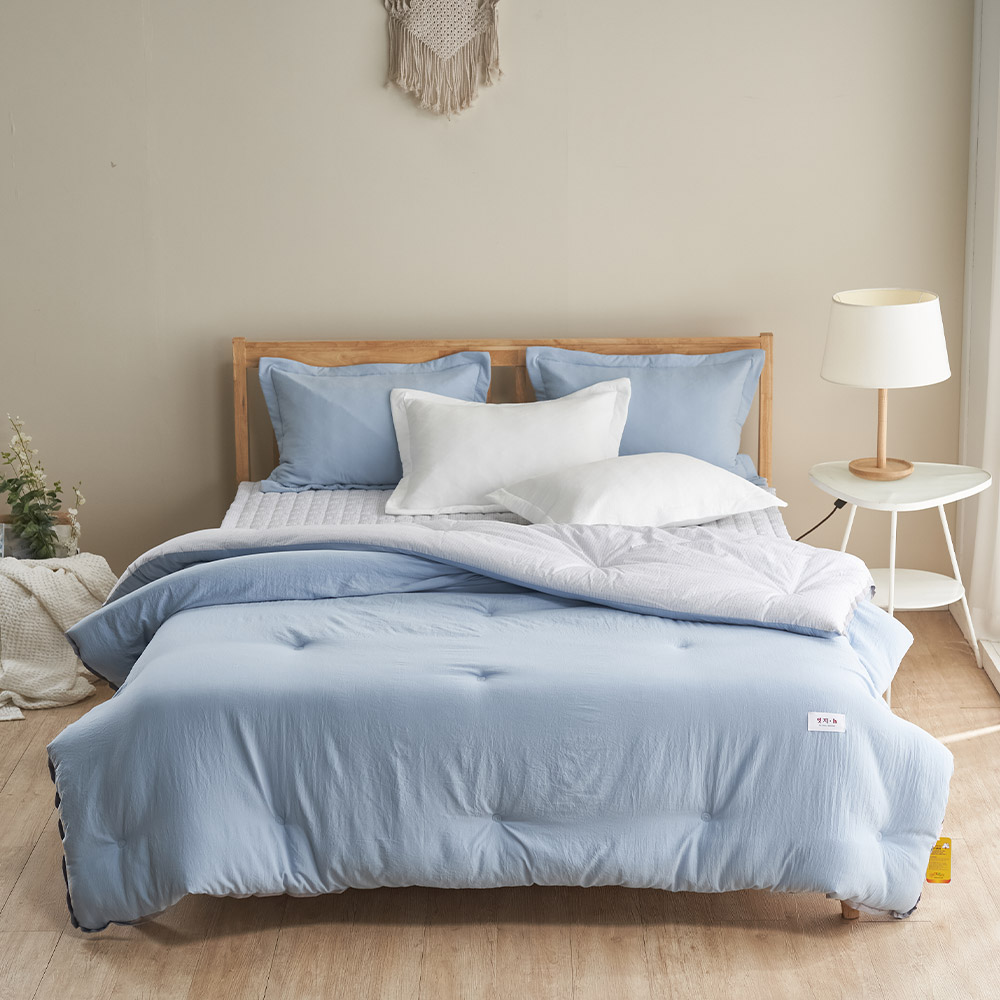 고밀도 60수 순면 100 아사 구름 사계절 가을 겨울 이브자리 순면 차렵 이불 SS