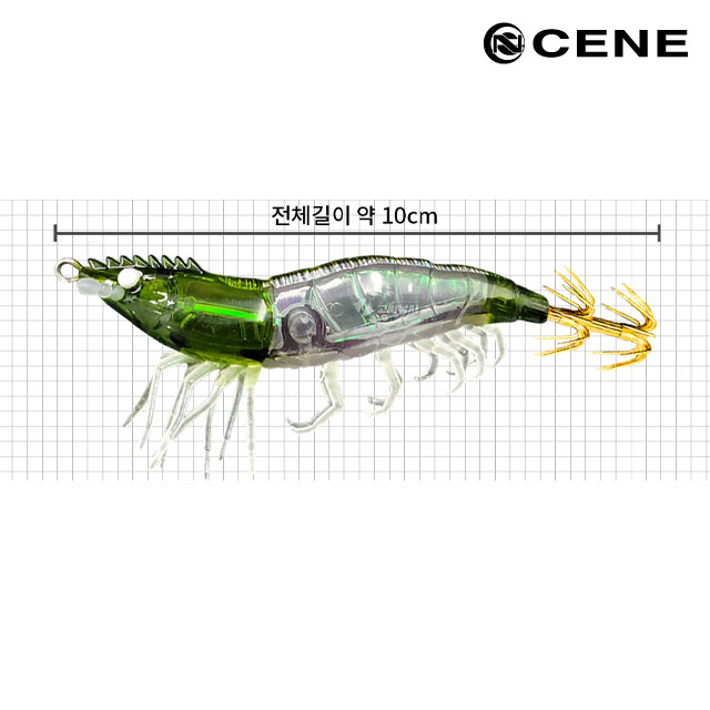 더 세네 조타 쉬림프 에기 새우에기 케이무라 야광 금침 갑오징어 쭈꾸미 80 이미지 8